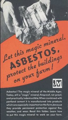 Publicité Asbestos