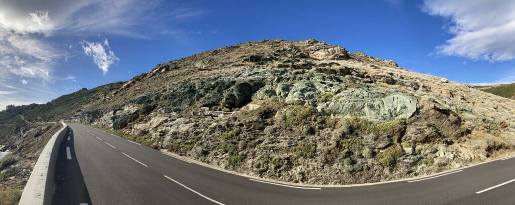 affleurement prasinites corse