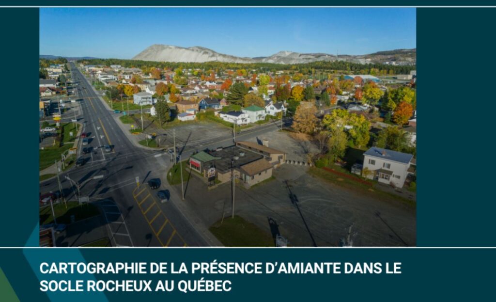 Cartographie de l'amiante au Québec