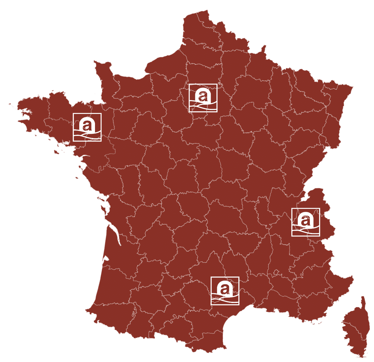 localisations GDA Localisations GDA