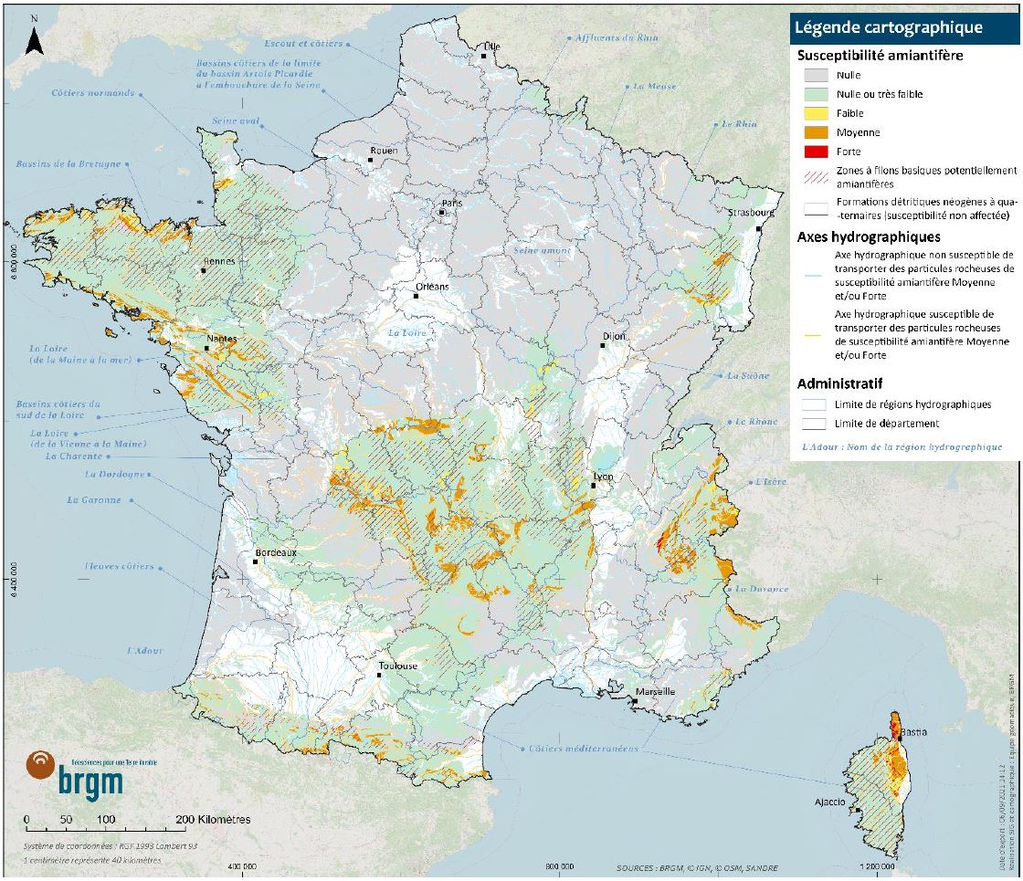 carte de susceptibilité BRGM au million